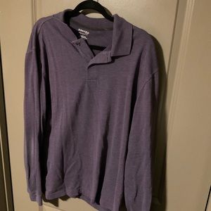 Purple St. John’s Bay purple casual long sleeve shirt